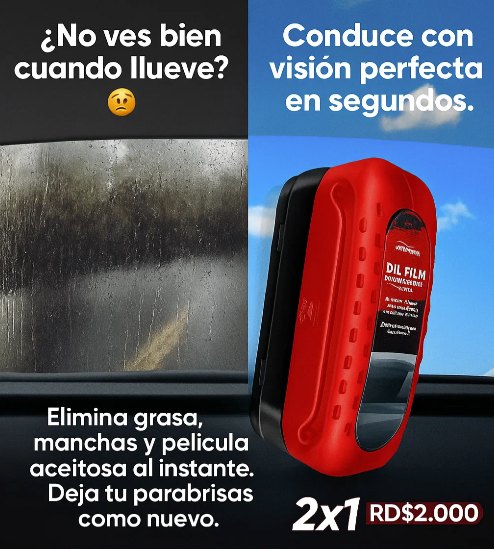 Cepillo Limpiavidrios en Aceite PRO™️