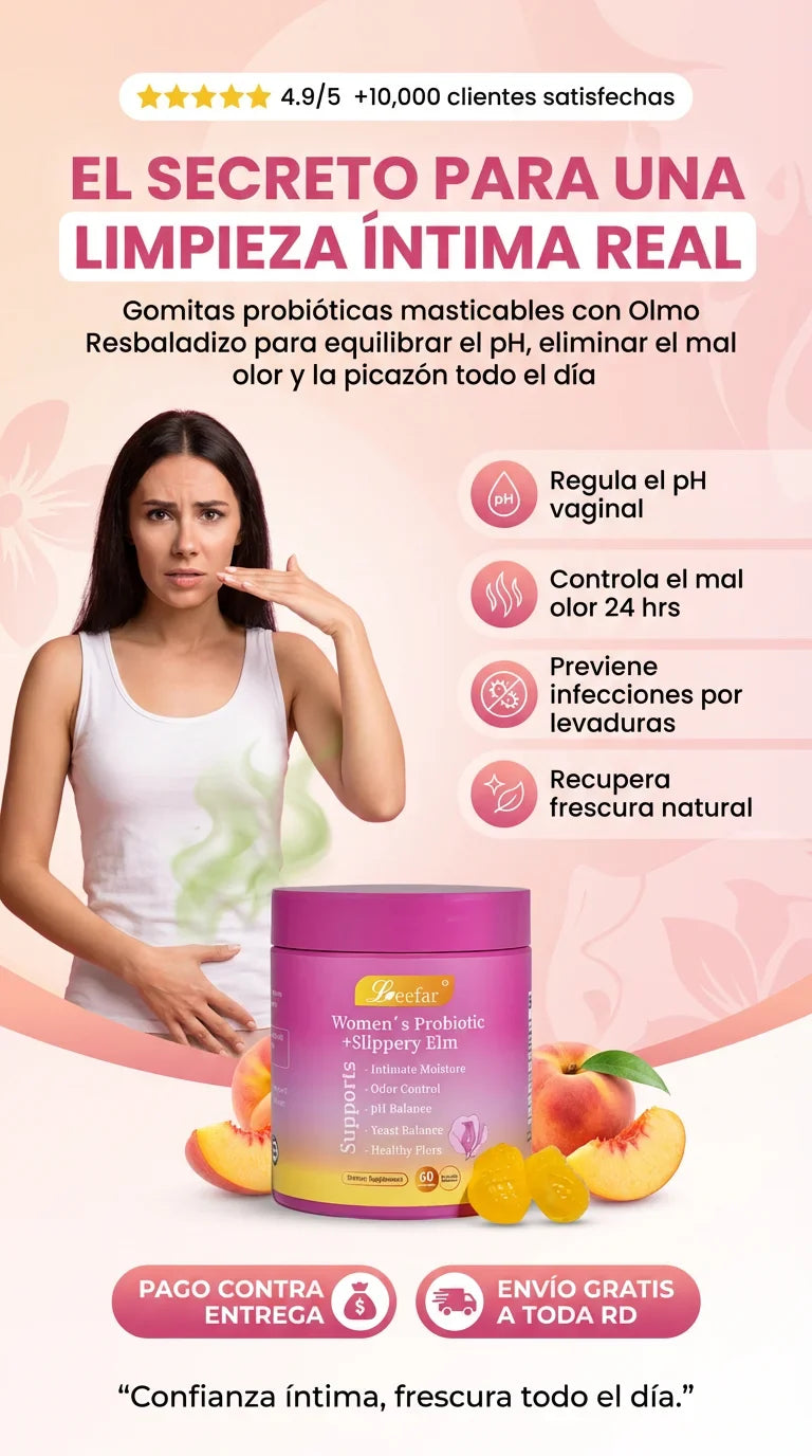 Probioticos vaginales en gomita para tener un pH saludable!