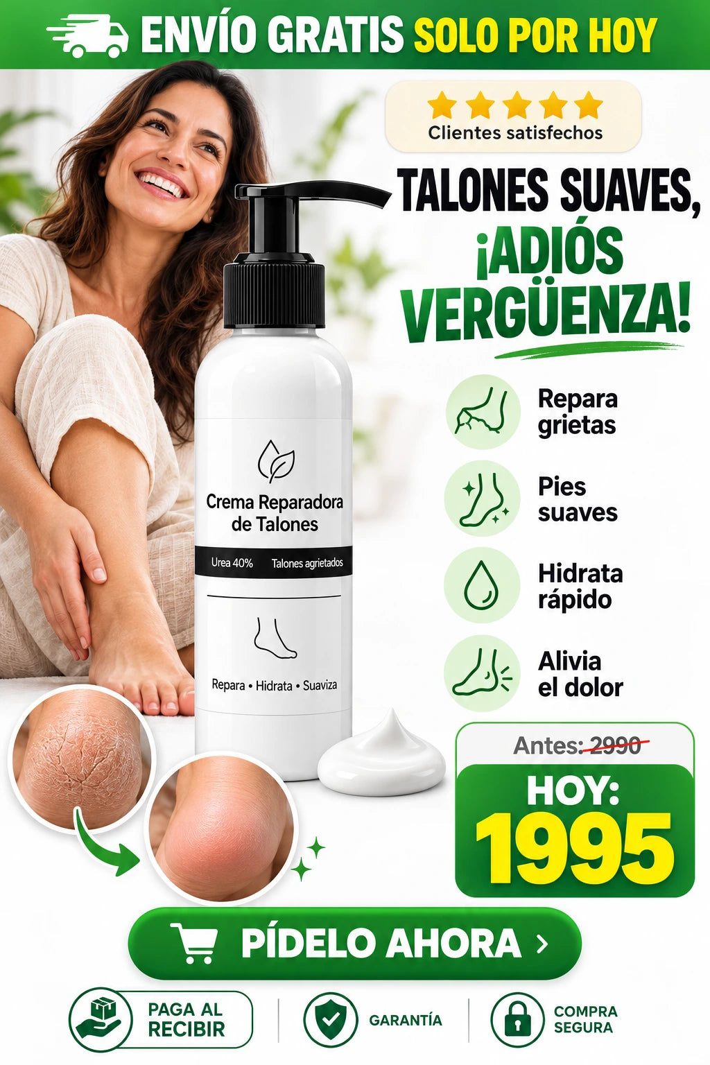 talones agrietados